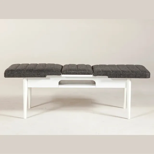 Sembol Bench Beyaz Antrasit