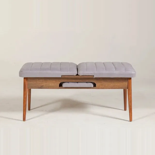 Sembol Bench Ceviz Soho Gri